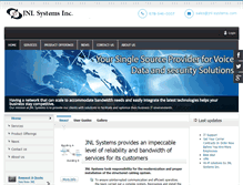 Tablet Screenshot of jnl-systems.com